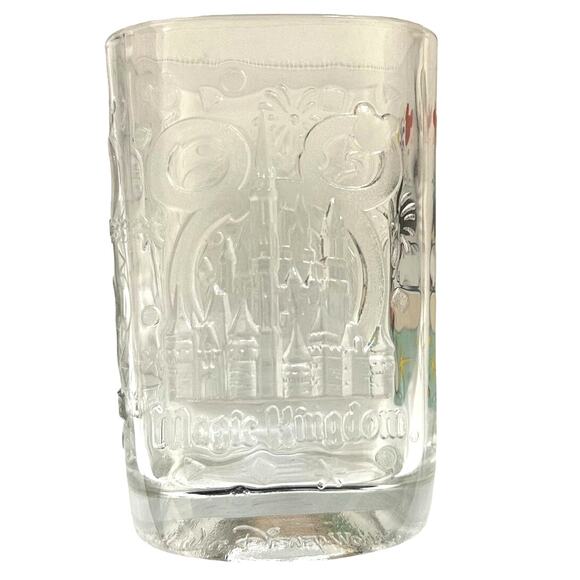 Walt Disney World 2000 McDonald's Exclusive Raised Drinking Glass Vintage Y2K - Picture 4 of 6